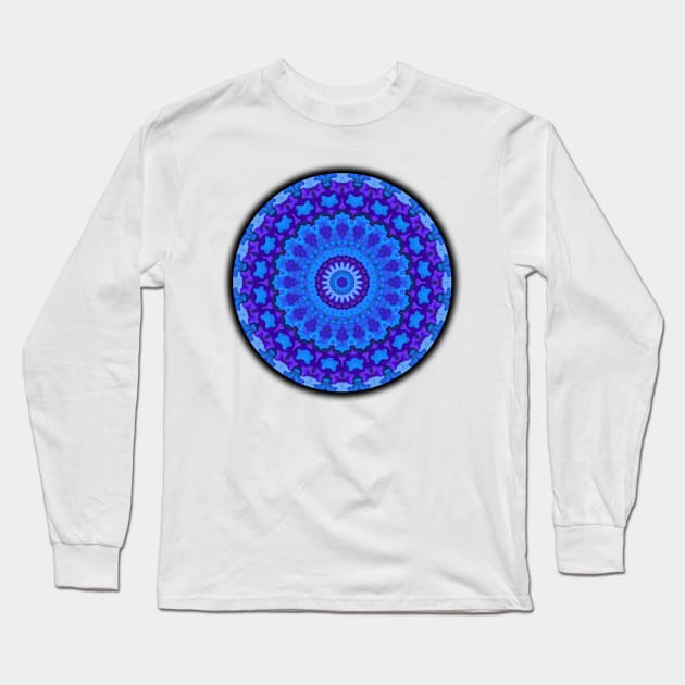 Blues and Purples Long Sleeve T-Shirt by lyle58